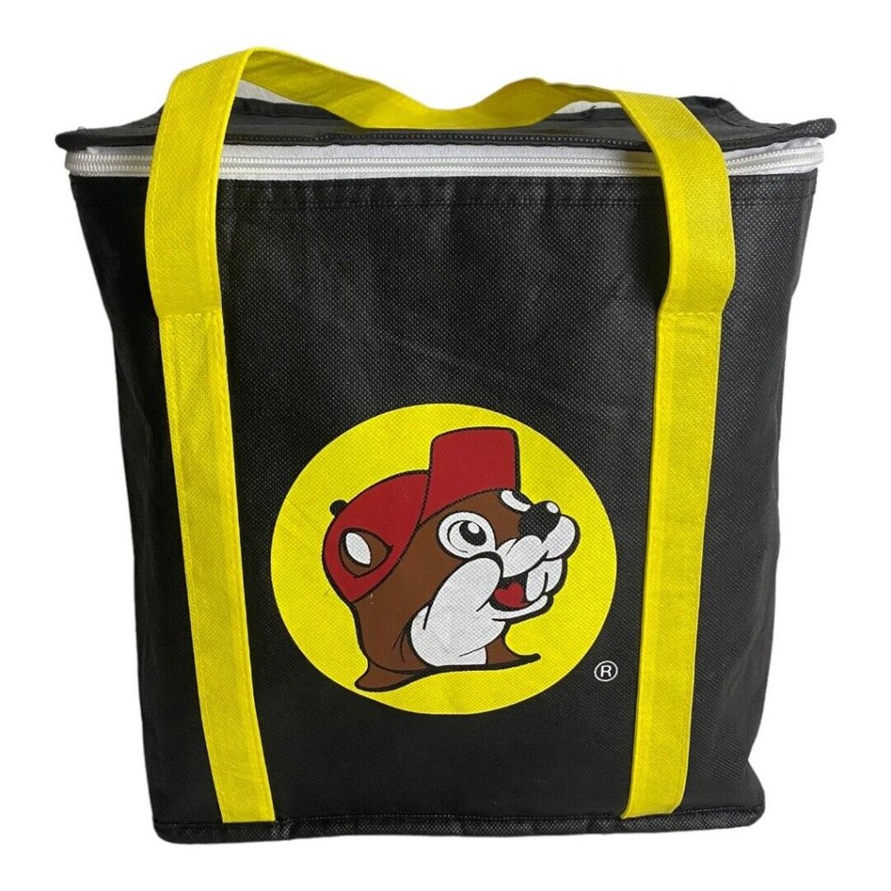 BucEes Insulated Cooler Tote Bag Black Zipper Handle… Gem